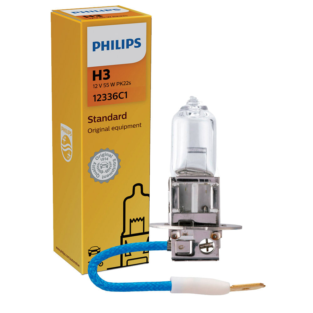 Lampada H3 Philips Standard 2800K 12V 55/60W Unitario
