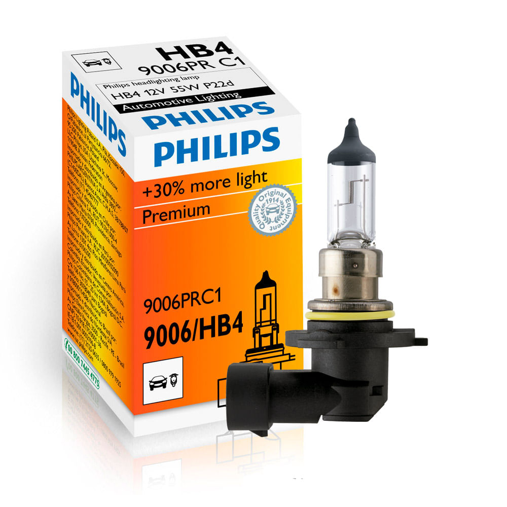Lampada Hb4 Philips Standart 2800K 12V 55W Unitario