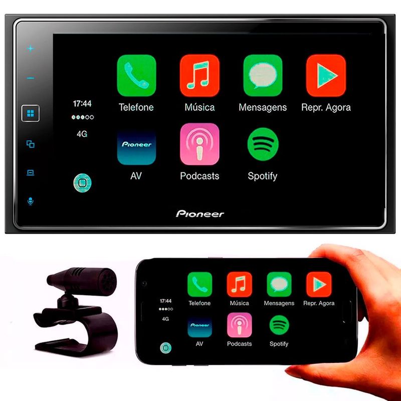 Multimidia Receiver Pioneer Sph-Da138Tv 6.2 Polegadas Bluetooth