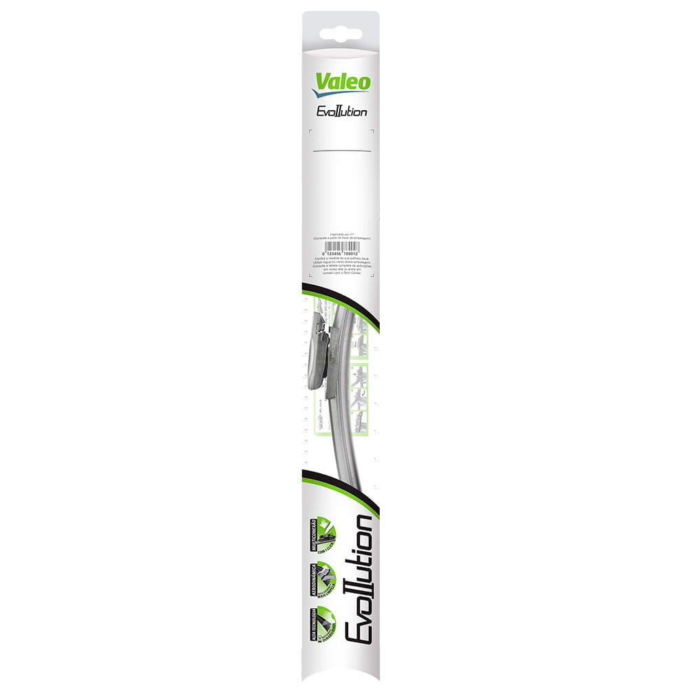 Palheta Limpador Parabrisa Sandero Valeo Vf53 Evollution 530Mm 21 Polegadas