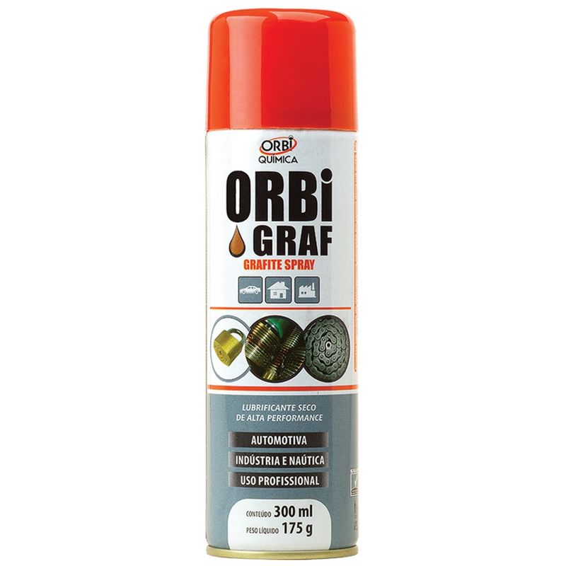 Grafite-Spray-175G-300Ml-4802-Orbi-Quimica Grafite-Spray-175G-300Ml-4802-Orbi-Quimica