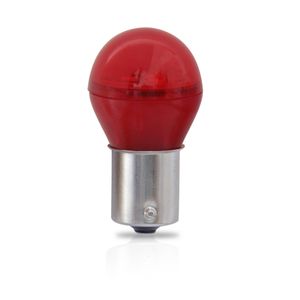 Lampada-Led-Autopoli-Bulb--Ba15S-1141-1-Polo-3W-12V-Vermelho