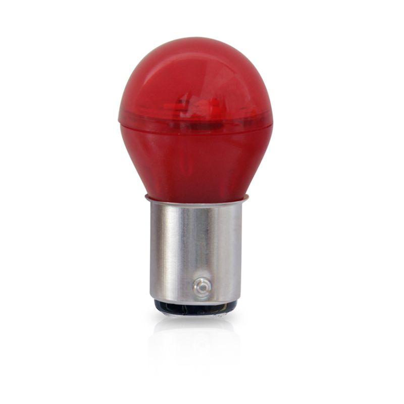 Lampada-Led-Autopoli-Bulb--Bay15D-1034-2-Polos-3W-12V-Vermelho