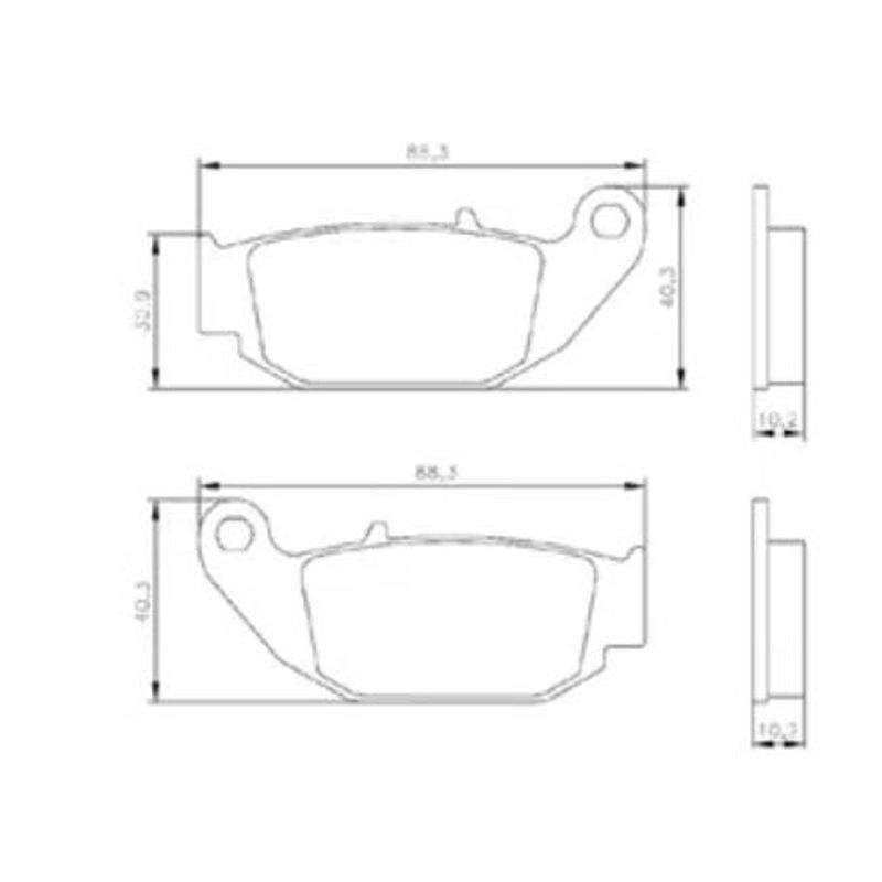 6316035-pastilha-freio-cbx-nxr-xre-traseira-n1840-cobreq 6316035-pastilha-freio-cbx-nxr-xre-traseira-n1840-cobreq