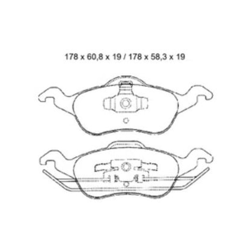 4214307-pastilha-freio-dianteira-sistema-teves-1240-syl 4214307-pastilha-freio-dianteira-sistema-teves-1240-syl