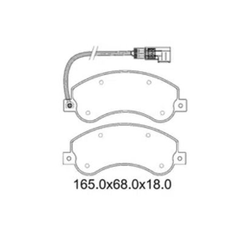 4217195-pastilha-freio-dianteira-com-alarme-sistema-knorr-bremse-2231-syl 4217195-pastilha-freio-dianteira-com-alarme-sistema-knorr-bremse-2231-syl