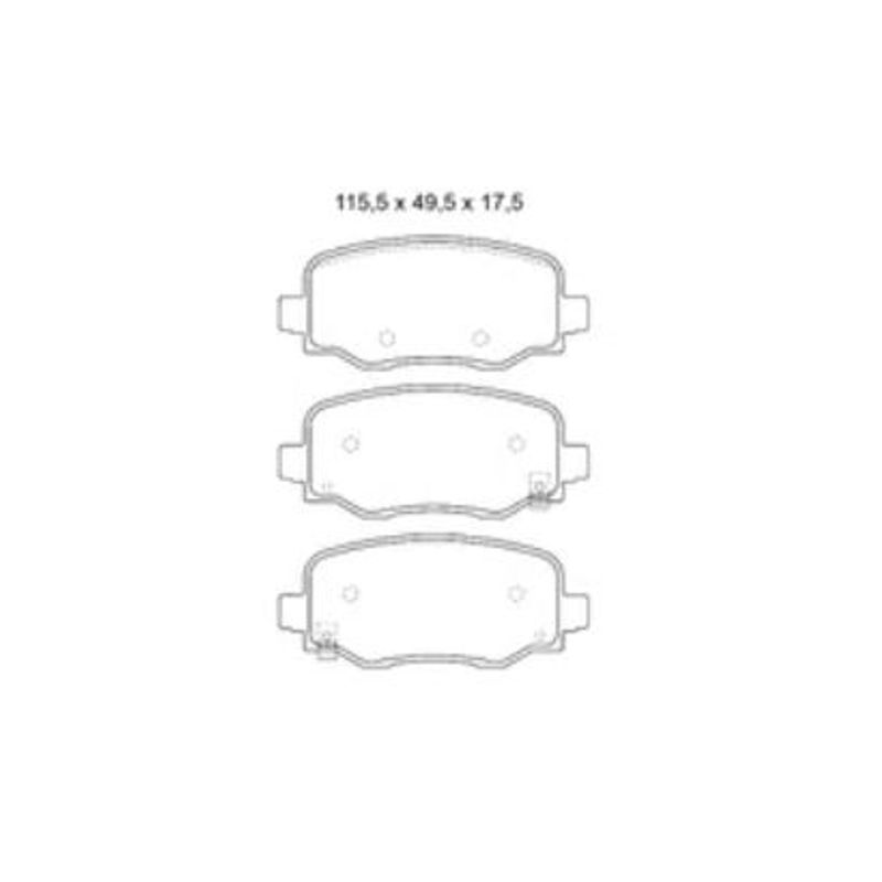 4218701-pastilha-freio-traseira-sem-alarme-sistema-knorr-bremse-6121-syl 4218701-pastilha-freio-traseira-sem-alarme-sistema-knorr-bremse-6121-syl