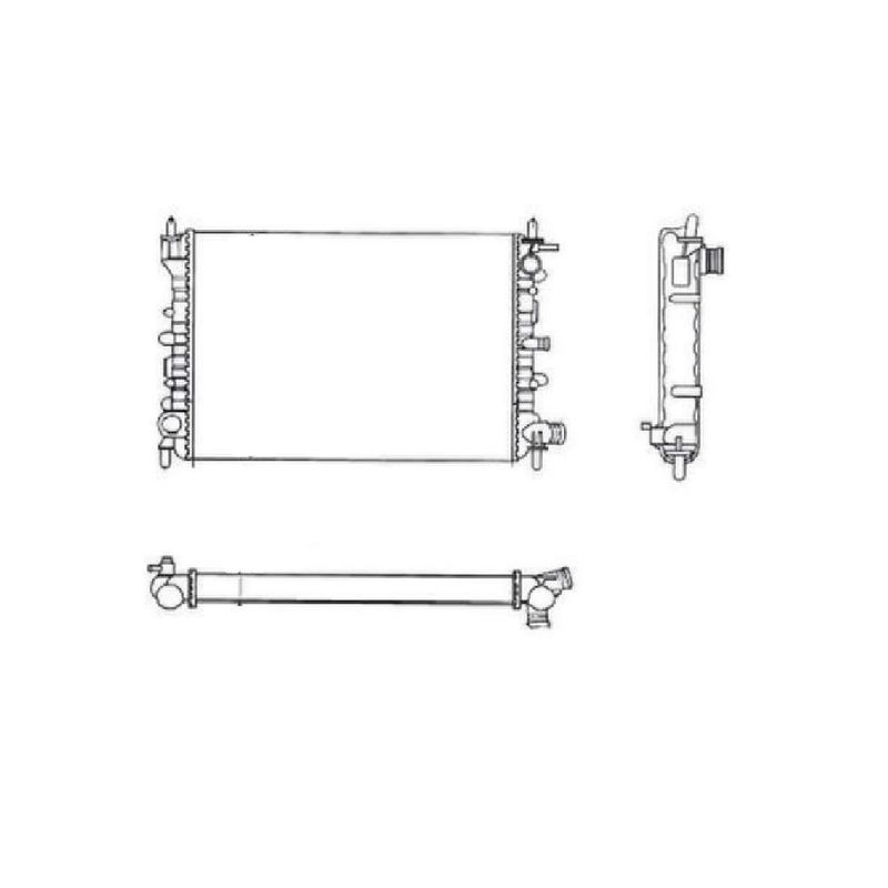 Radiador-De-Motor-Ford-Escort-Verona-Vw-Pointer-Sem-Ar-Valeo-Ta690001R-sku-30308