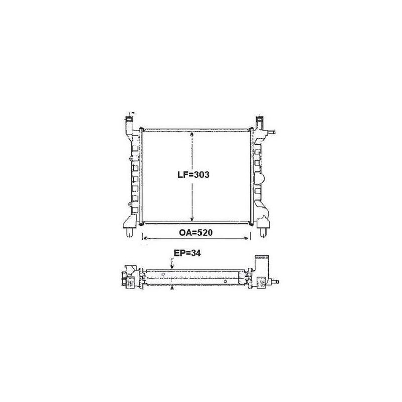 Radiador-De-Motor-Fiat-Elba-Fiorino-Premio-Com-Ar-Valeo-6Ab009A-sku-42808