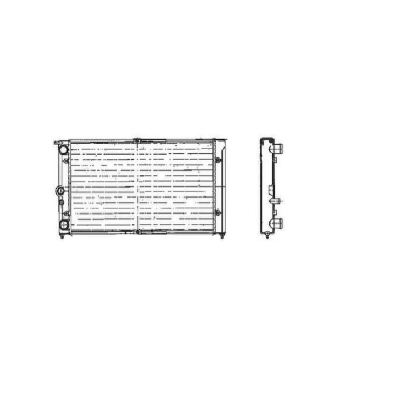 Radiador-De-Motor-Ford-Royale-Vw-Quantum-Santana-Sem-Ar-Valeo-6Ta021A-sku-52833