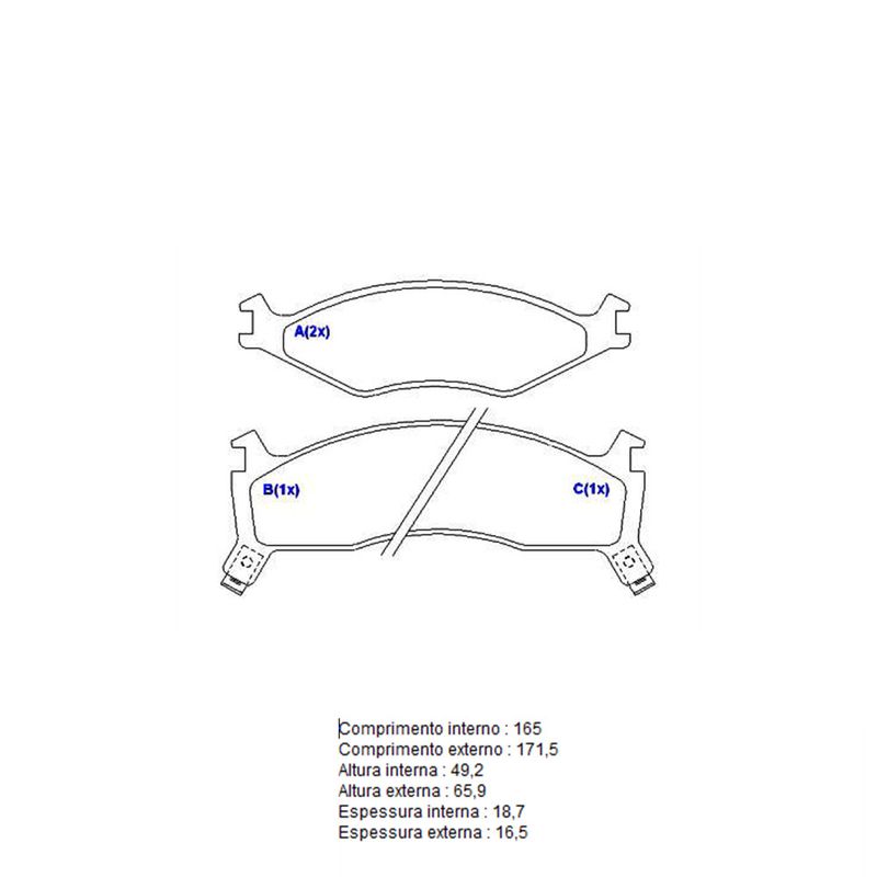 Pastilha-Freio-Convencional-Dianteira-2275-Syl Pastilha-Freio-Convencional-Dianteira-2275-Syl