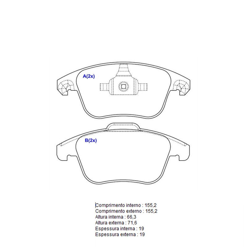 Pastilha-Freio-Convencional-Dianteira-Sistema-Teves-1134-Syl Pastilha-Freio-Convencional-Dianteira-Sistema-Teves-1134-Syl