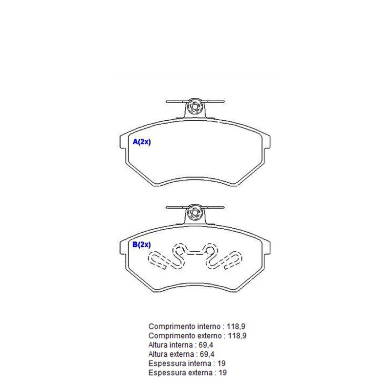 Pastilha-Freio-Convencional-Dianteira-Sistema-Girling-1040-Syl Pastilha-Freio-Convencional-Dianteira-Sistema-Girling-1040-Syl
