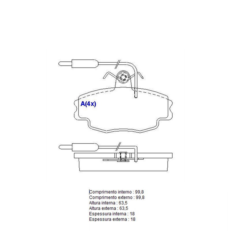 Pastilha-Freio-Convencional-Dianteira-Com-Alarme-Sistema-Girling-1139-Syl Pastilha-Freio-Convencional-Dianteira-Com-Alarme-Sistema-Girling-1139-Syl