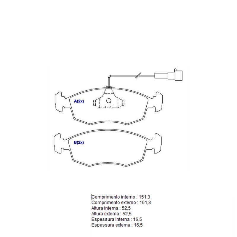 Pastilha-Freio-Convencional-Dianteira-Com-Alarme-Sistema-Teves-1191-Syl Pastilha-Freio-Convencional-Dianteira-Com-Alarme-Sistema-Teves-1191-Syl