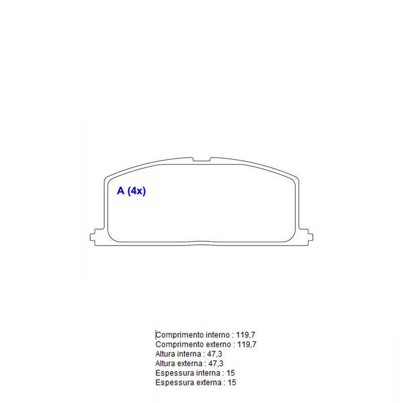 Pastilha-Freio-Convencional-Dianteira-Sem-Alarme-Sistema-Akebono-1381-Syl Pastilha-Freio-Convencional-Dianteira-Sem-Alarme-Sistema-Akebono-1381-Syl
