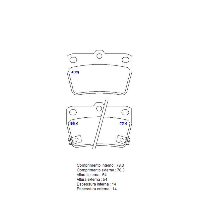 Pastilha-Freio-Convencional-Traseira-Sem-Alarme-Sistema-Sumitomo-1389-Syl Pastilha-Freio-Convencional-Traseira-Sem-Alarme-Sistema-Sumitomo-1389-Syl