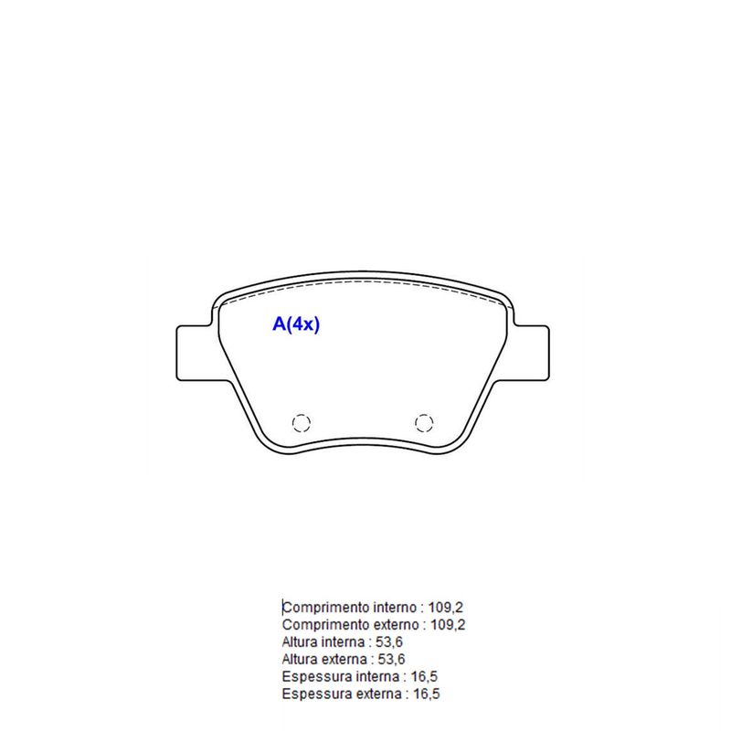 Pastilha-Freio-Convencional-Traseira-Sem-Alarme-Sistema-Bosch-1420-Syl Pastilha-Freio-Convencional-Traseira-Sem-Alarme-Sistema-Bosch-1420-Syl