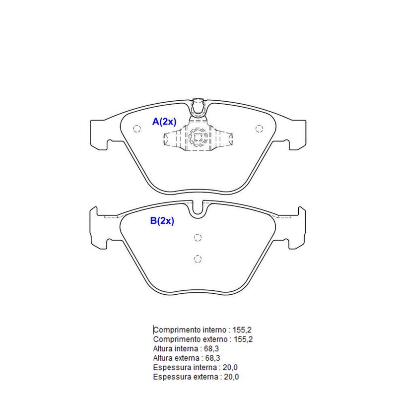 Pastilha-Freio-Convencional-Dianteira-Sem-Alarme-Sistema-Teves-2065-Syl Pastilha-Freio-Convencional-Dianteira-Sem-Alarme-Sistema-Teves-2065-Syl