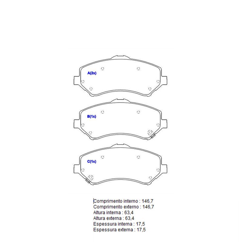 Pastilha-Freio-Convencional-Dianteira-Com-Alarme-Sistema-Bosch-2130-Syl Pastilha-Freio-Convencional-Dianteira-Com-Alarme-Sistema-Bosch-2130-Syl