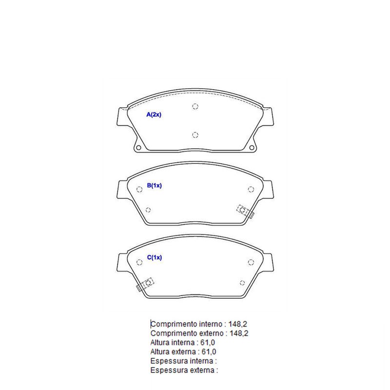 Pastilha-Freio-Convencional-Dianteira-Sem-Alarme-3115-Syl Pastilha-Freio-Convencional-Dianteira-Sem-Alarme-3115-Syl