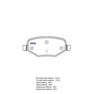 Pastilha-Freio-Convencional-Traseira-Sem-Alarme-3249-Syl