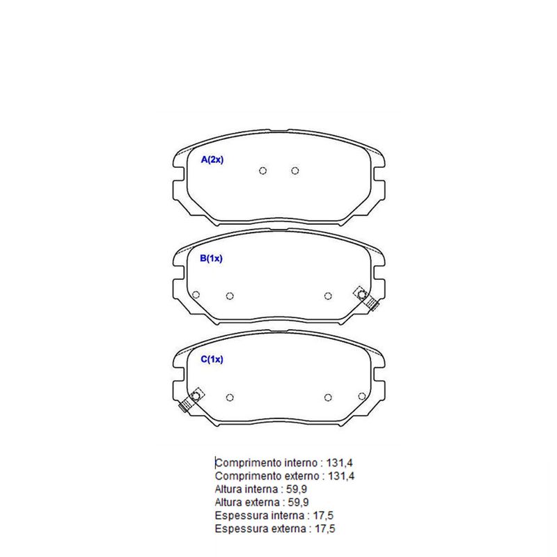 Pastilha-Freio-Convencional-Dianteira-Sem-Alarme-Sistema-Mando-3260-Syl Pastilha-Freio-Convencional-Dianteira-Sem-Alarme-Sistema-Mando-3260-Syl