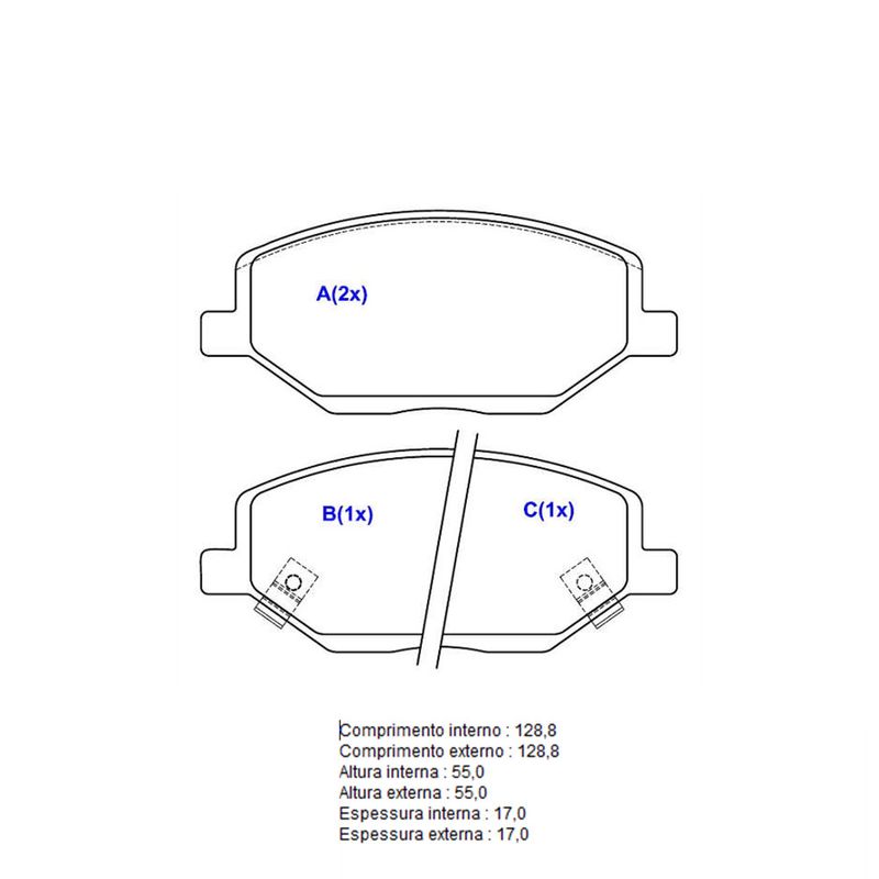 Pastilha-Freio-Convencional-Dianteira-3116-Syl Pastilha-Freio-Convencional-Dianteira-3116-Syl