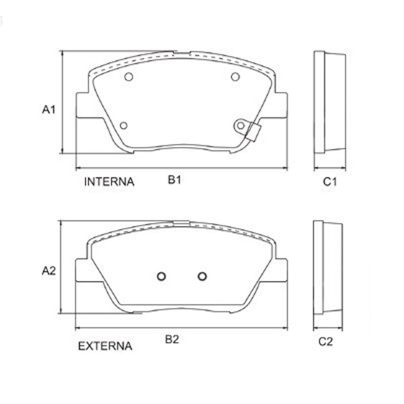 Pastilha-Freio-Convencional-Dianteira-Com-Alarme-Pd1351-Fras-Le Pastilha-Freio-Convencional-Dianteira-Com-Alarme-Pd1351-Fras-Le