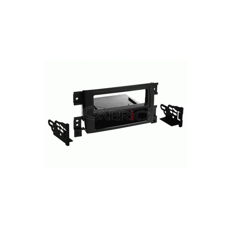 Moldura-Painel-1Din-Preto-Suporte-Fixacao-12008N-Cabrio Moldura-Painel-1Din-Preto-Suporte-Fixacao-12008N-Cabrio