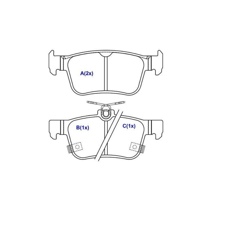 Pastilha-Freio-Convencional-Traseira-Com-Alarme-04257-Syl Pastilha-Freio-Convencional-Traseira-Com-Alarme-04257-Syl