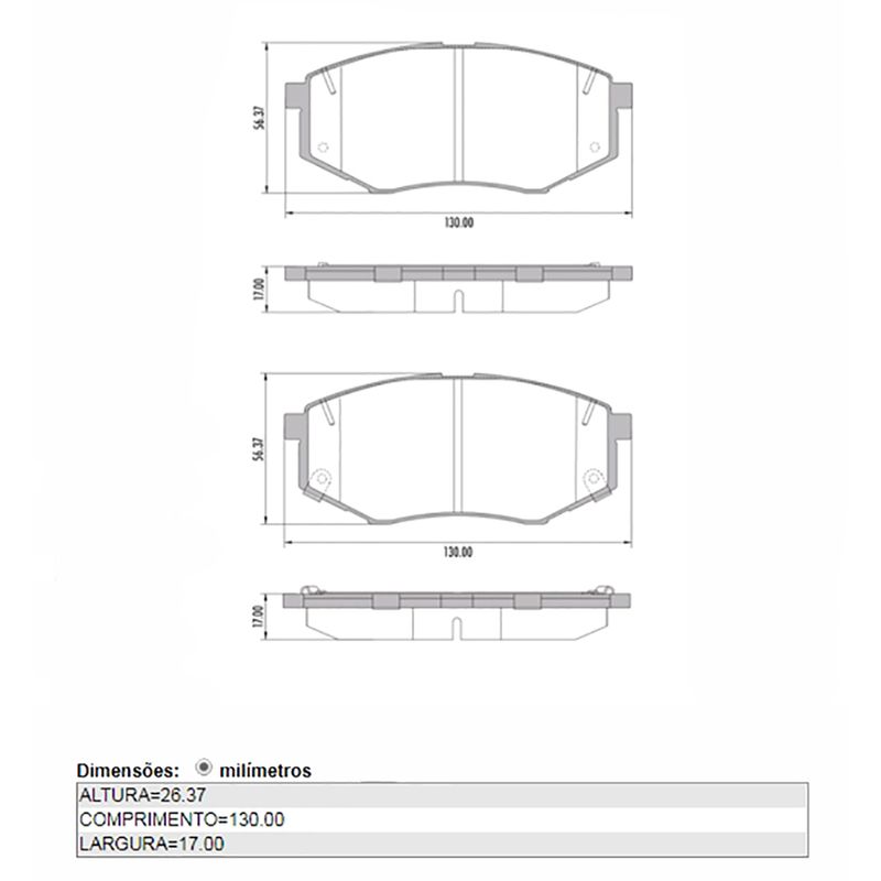 Pastilha-Freio-Ceramica-Dianteira-Com-Alarme-Pd1524-Fras-Le Pastilha-Freio-Ceramica-Dianteira-Com-Alarme-Pd1524-Fras-Le
