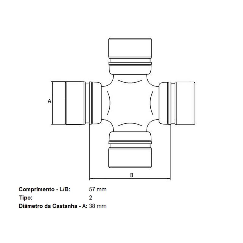 Cruzeta-Cardan-Vkua4569A-Skf Cruzeta-Cardan-Vkua4569A-Skf