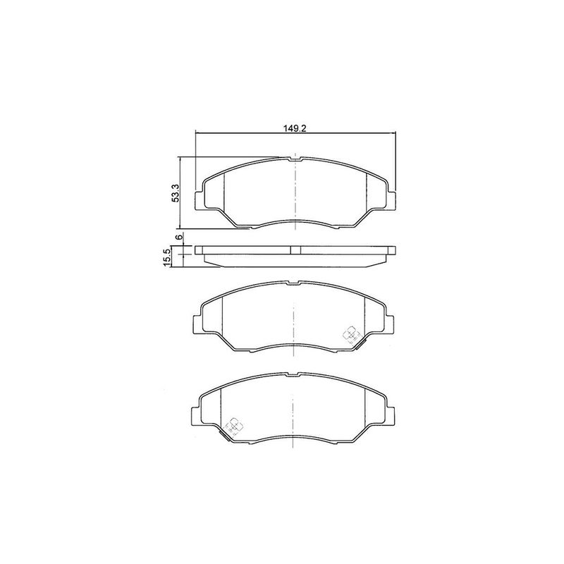 Pastilha-Freio-Convencional-Dianteira-Com-Alarme-Bb486-0986Bb0173-Bosch Pastilha-Freio-Convencional-Dianteira-Com-Alarme-Bb486-0986Bb0173-Bosch