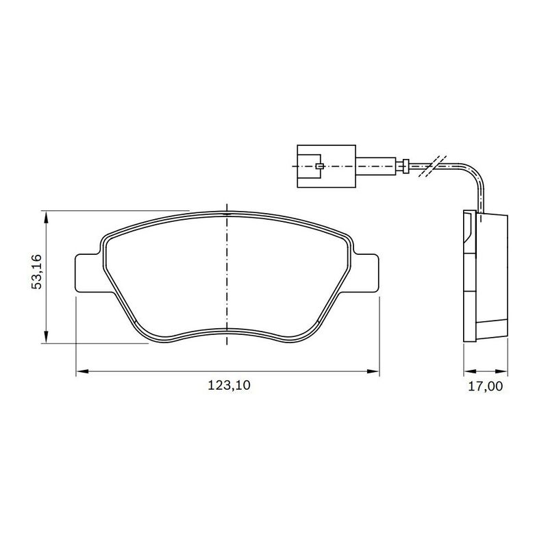 Pastilha-Freio-Convencional-Dianteira-Com-Alarme-Sistema-Bosch-Bb509B-0986Bb0516-Bosch Pastilha-Freio-Convencional-Dianteira-Com-Alarme-Sistema-Bosch-Bb509B-0986Bb0516-Bosch