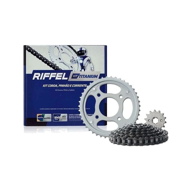 Kit-Relacao-Honda-Cg-Titan-Fan-125-Riffel-71790 Kit-Relacao-Honda-Cg-Titan-Fan-125-Riffel-71790