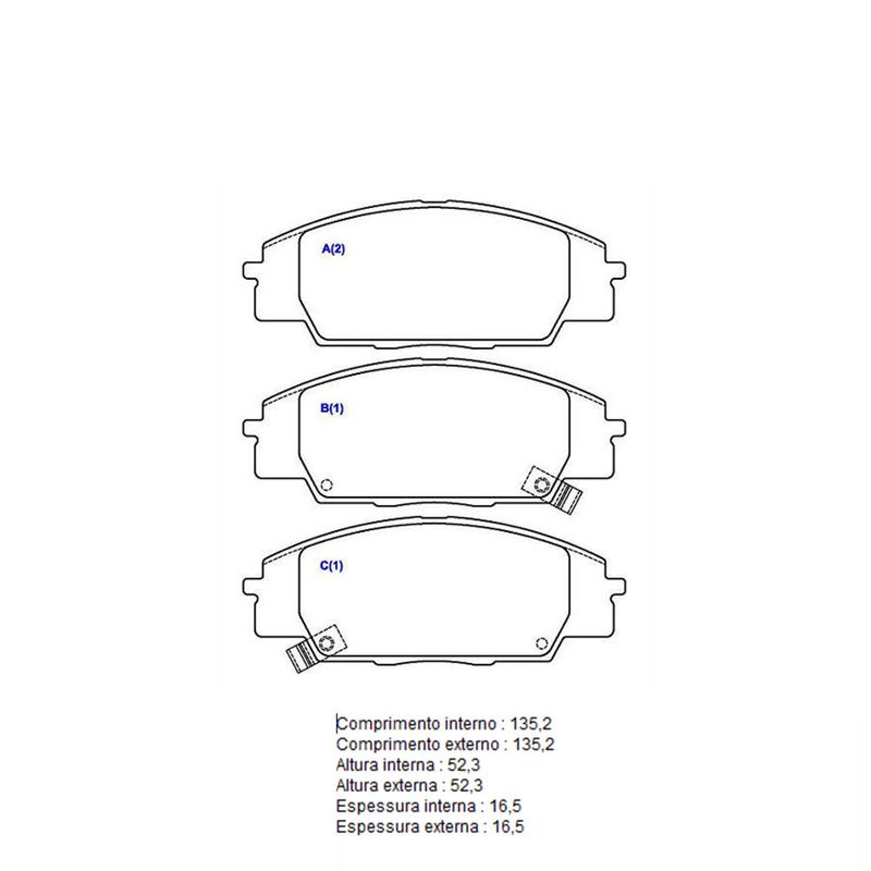 Pastilha-De-Freio-Dianteira-Civic-Sistema-Akebono-1BP31046AA-BProauto Pastilha-De-Freio-Dianteira-Civic-Sistema-Akebono-1BP31046AA-BProauto