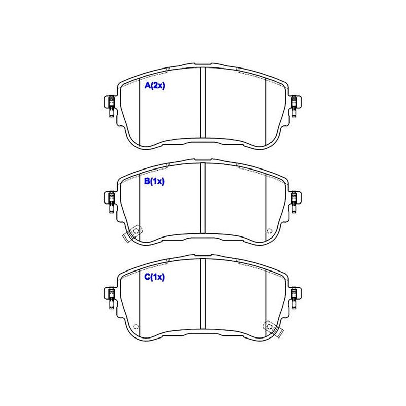 Pastilha-De-Freio-Dianteira-Corolla-Com-Alarme-1BP31071AA-BProauto Pastilha-De-Freio-Dianteira-Corolla-Com-Alarme-1BP31071AA-BProauto