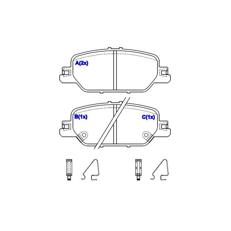 Pastilha-De-Freio-Traseira-CRV-Com-Alarme-1BP31079AA-BProauto Pastilha-De-Freio-Traseira-CRV-Com-Alarme-1BP31079AA-BProauto