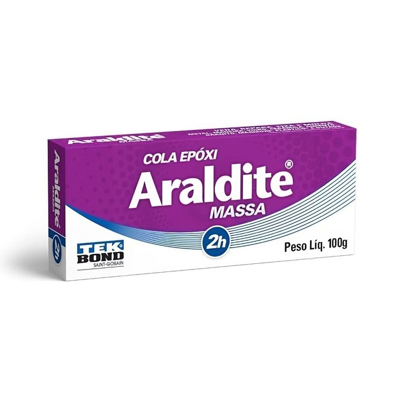 Cola-Adesivo-Araldite-massa-100g-Tekbond-51646 Cola-Adesivo-Araldite-massa-100g-Tekbond-51646