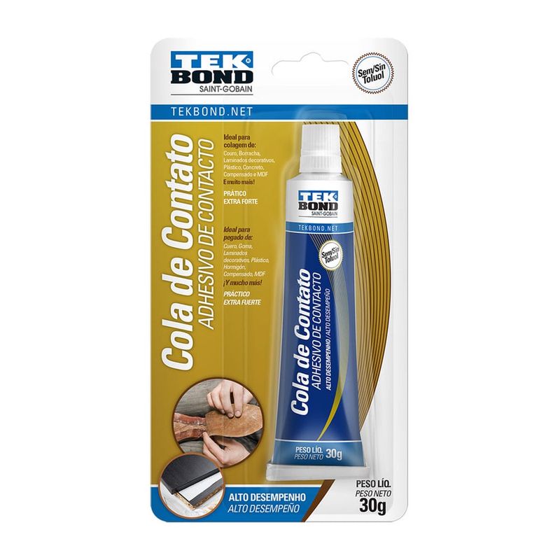 Cola-Contato-400g-Tekbond-83466 Cola-Contato-400g-Tekbond-83466