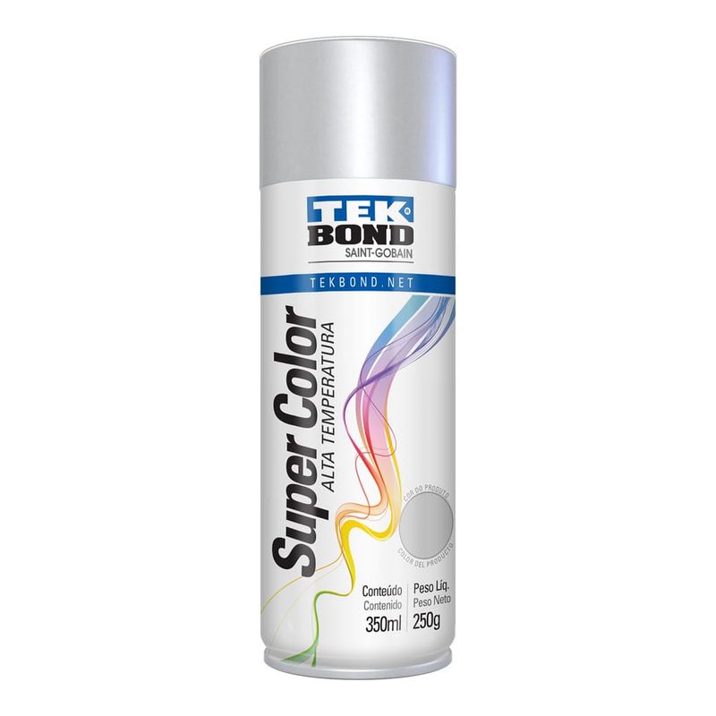 Tinta-Aerossol-Spray-Aluminio-Alta-Temp-Tekbond-39798 Tinta-Aerossol-Spray-Aluminio-Alta-Temp-Tekbond-39798