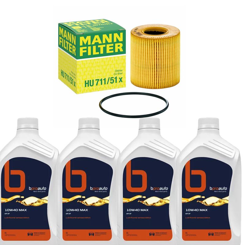 Kit-Troca-Oleo-206-Techno-1.6-8V--2003-2008--10W40 Kit-Troca-Oleo-206-Techno-1.6-8V--2003-2008--10W40