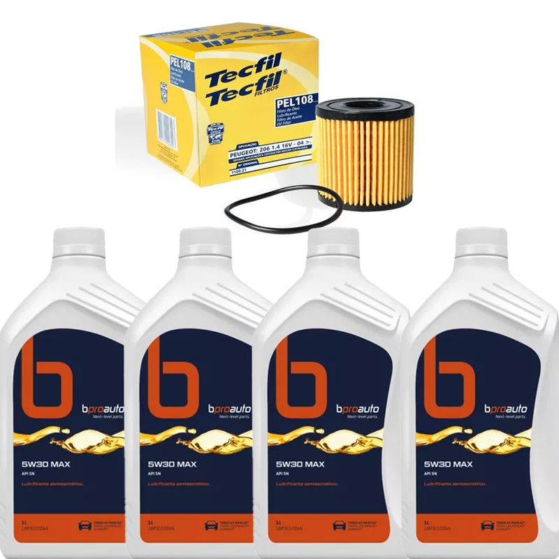 Kit-Troca-Oleo-C3-Tendance-1.5-8V--2012-2017--5W30