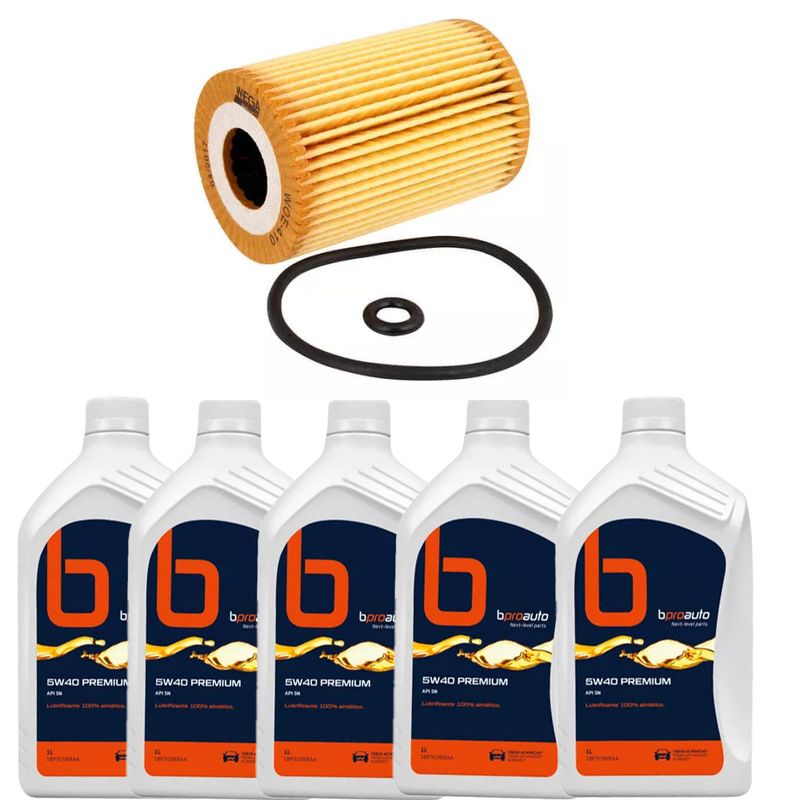 Kit-Troca-Oleo-Classe-A-190-Classic-1.9-16V--1999-2005--5W40