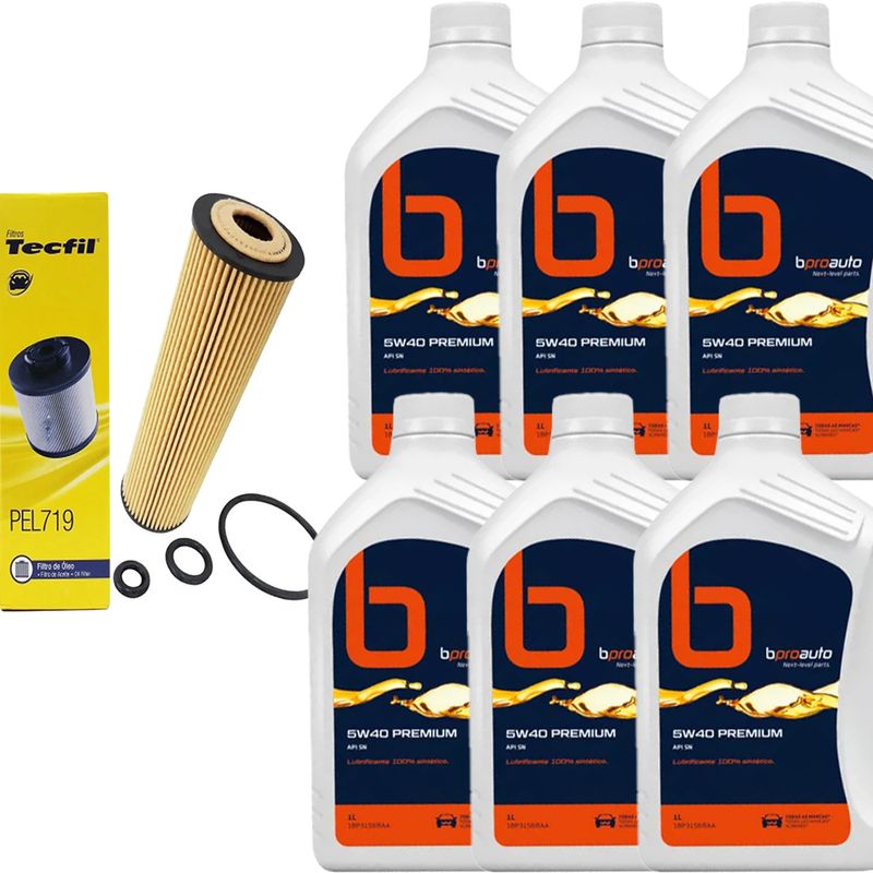 Kit-Troca-Oleo-Classe-C-200-Komp-1.8-16V--2006-2013--5W40