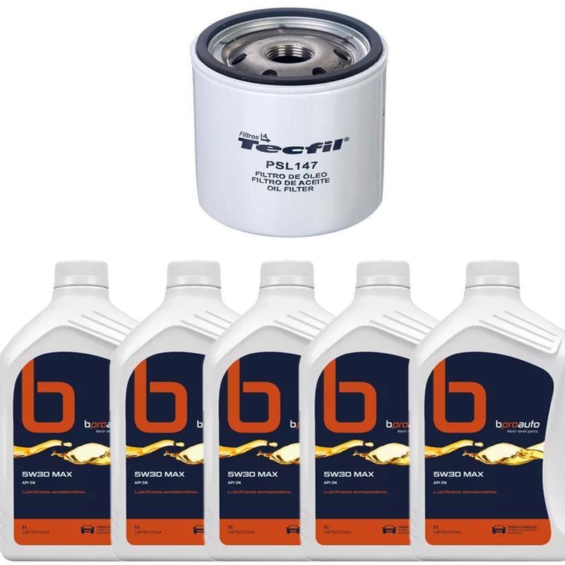 Kit-Troca-Oleo-Ecosport-Xls-2.0-16V-Duratec--2006-2012--5W30