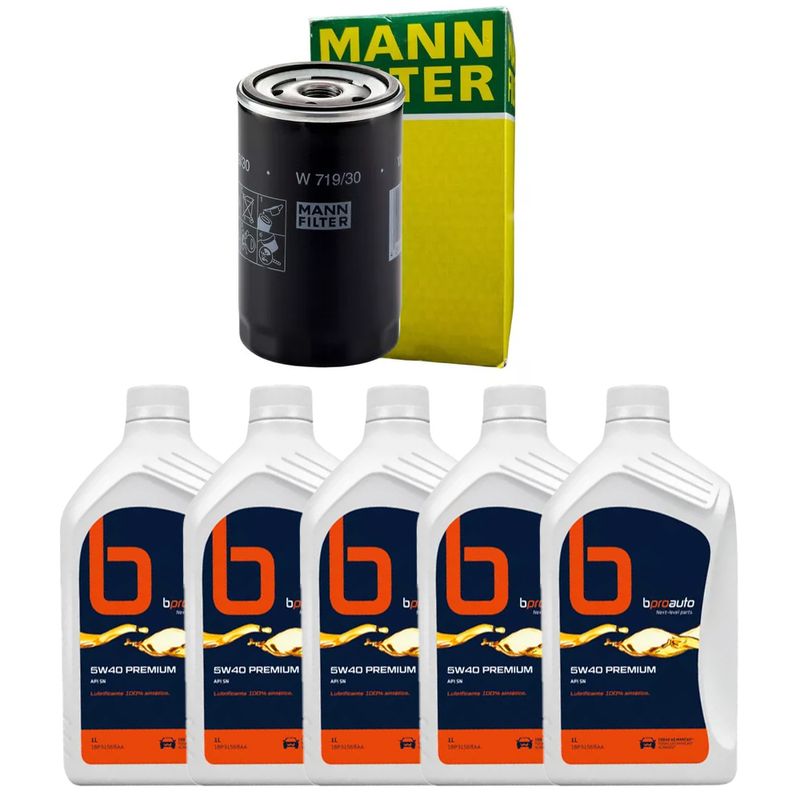 Kit-Troca-Oleo-Jetta-Comfortline-2.0-8V--2011-2014--5W40