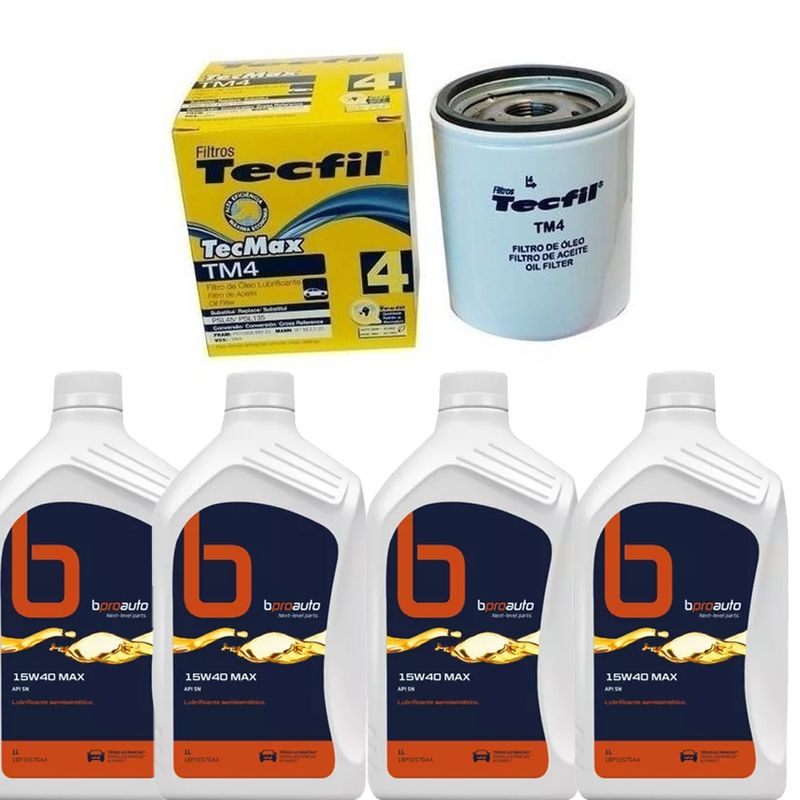 Kit-Troca-Oleo-Linea-Sporting-Dual-1.9-16V--2008-2011--15W40 Kit-Troca-Oleo-Linea-Sporting-Dual-1.9-16V--2008-2011--15W40