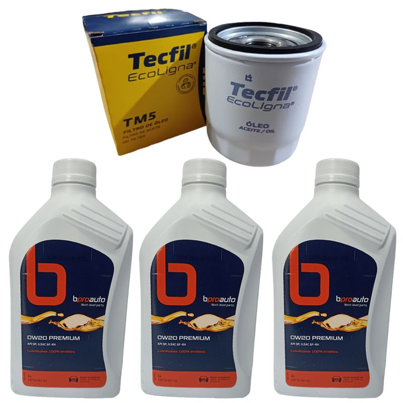 Kit-Troca-Oleo-Mobi-Drive-1.0-6V-Firefly--2016-2021--0W20 Kit-Troca-Oleo-Mobi-Drive-1.0-6V-Firefly--2016-2021--0W20